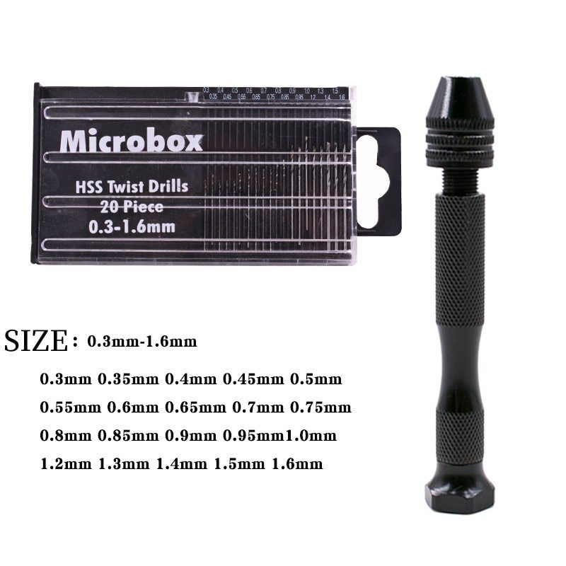 Resin Art Drill Machine - Micro Mini Pin Vise Handbohrer Twist