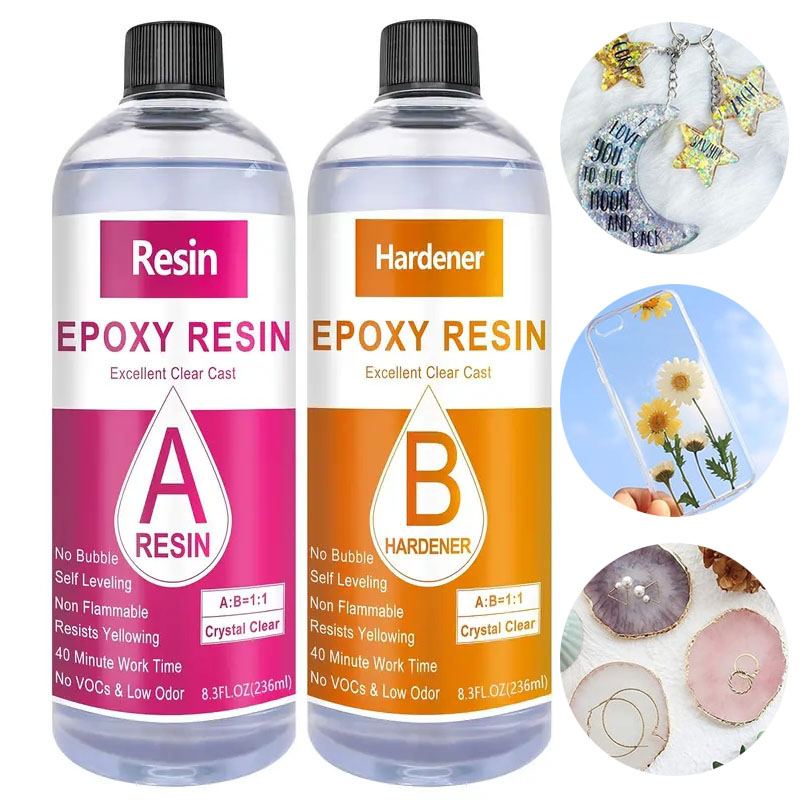 Resin Art Table Top - Kristall klares Epoxidharz-Kit Gießen und Beschichten