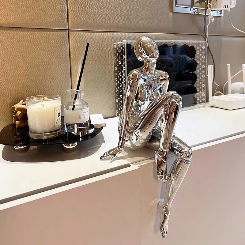 Resin Art Table Top - Akzent-Tischdekoration Kunstobjekt Sammlerstück Mechanische Göttin Skulptur