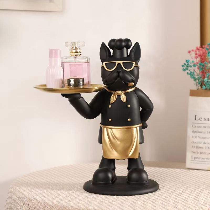 Resin Art Table - Harz Piraten Chef Statue Tablett Fernbedienung