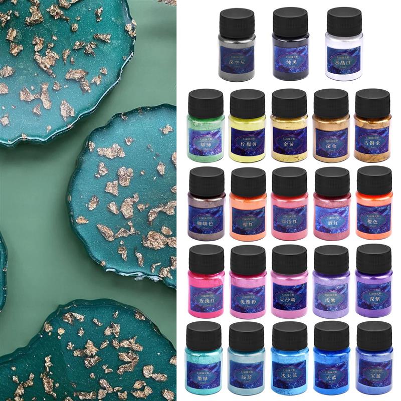 Resin Art Bottle - 10g/Flasche Perlglanz Pulver Harz Pigment Glimmer