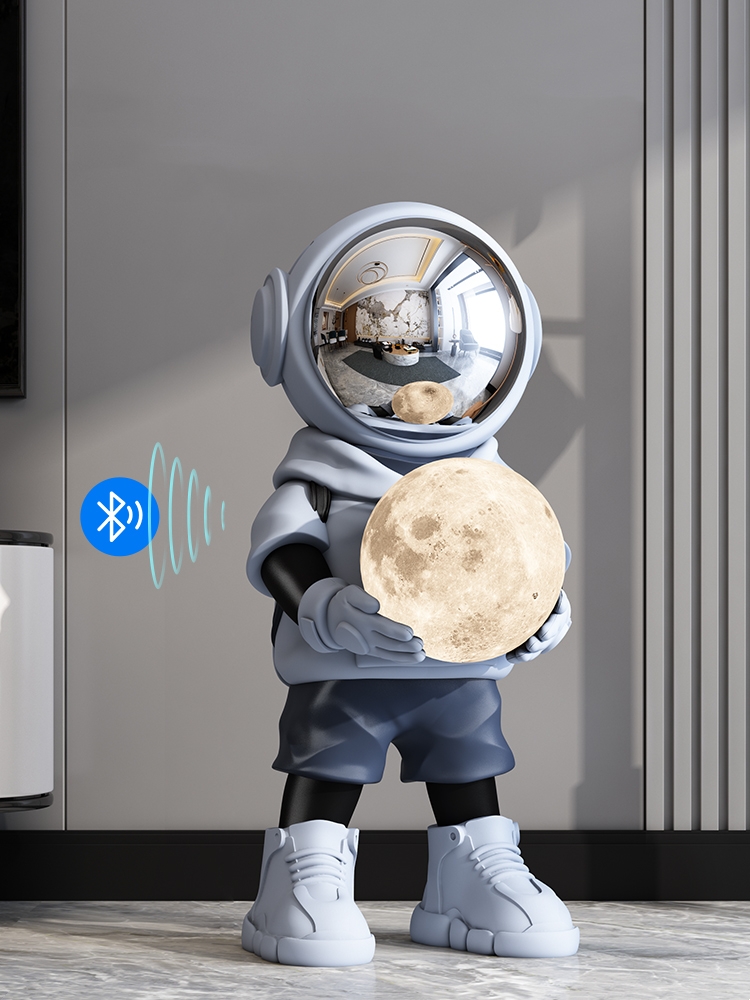 Resin Art Floor - Wohnkultur Bluetooth Astronaut Statue Boden dekoration