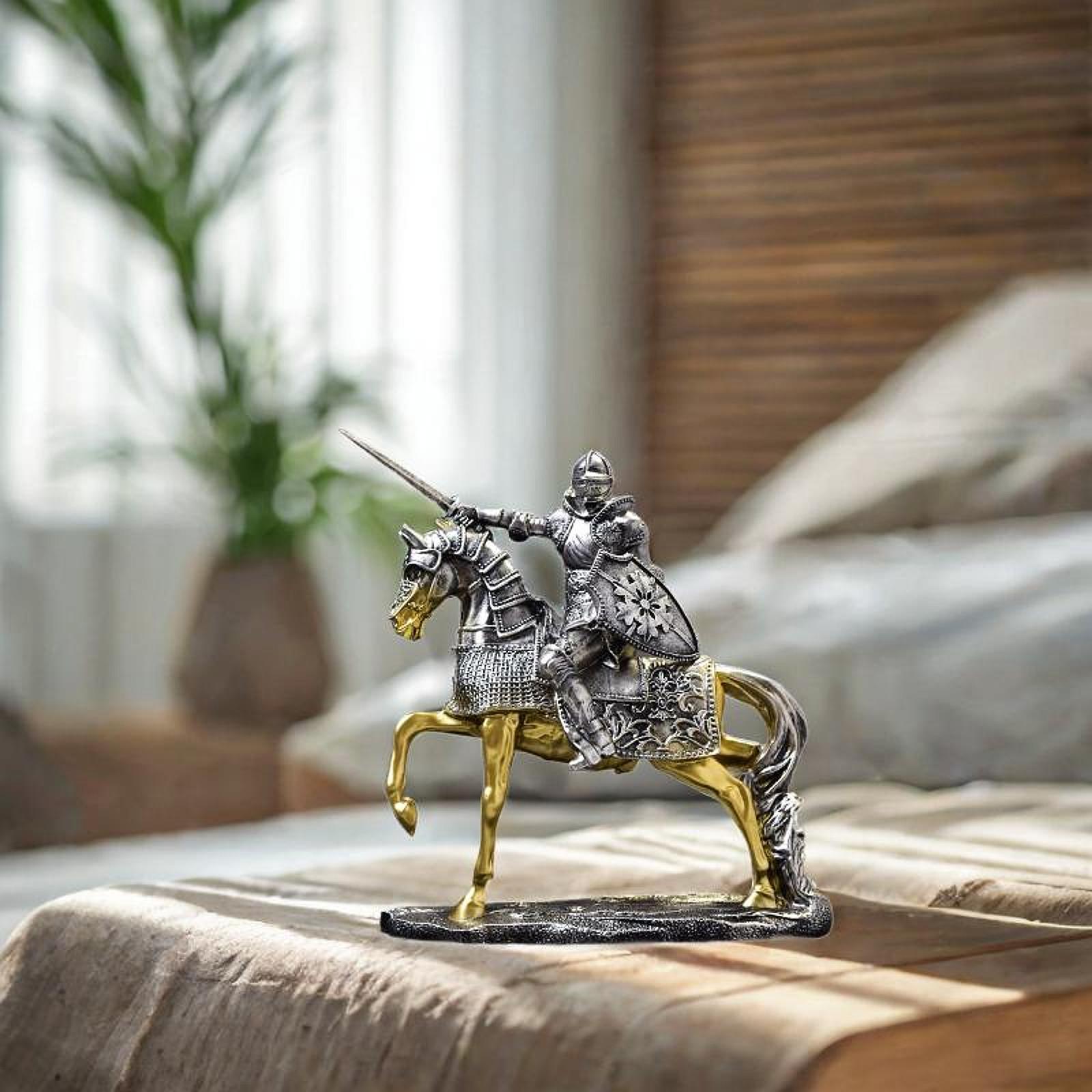 Ritterpferd-Statue, Retro-Vint – Resin Art Table Top Bewertung und Preis