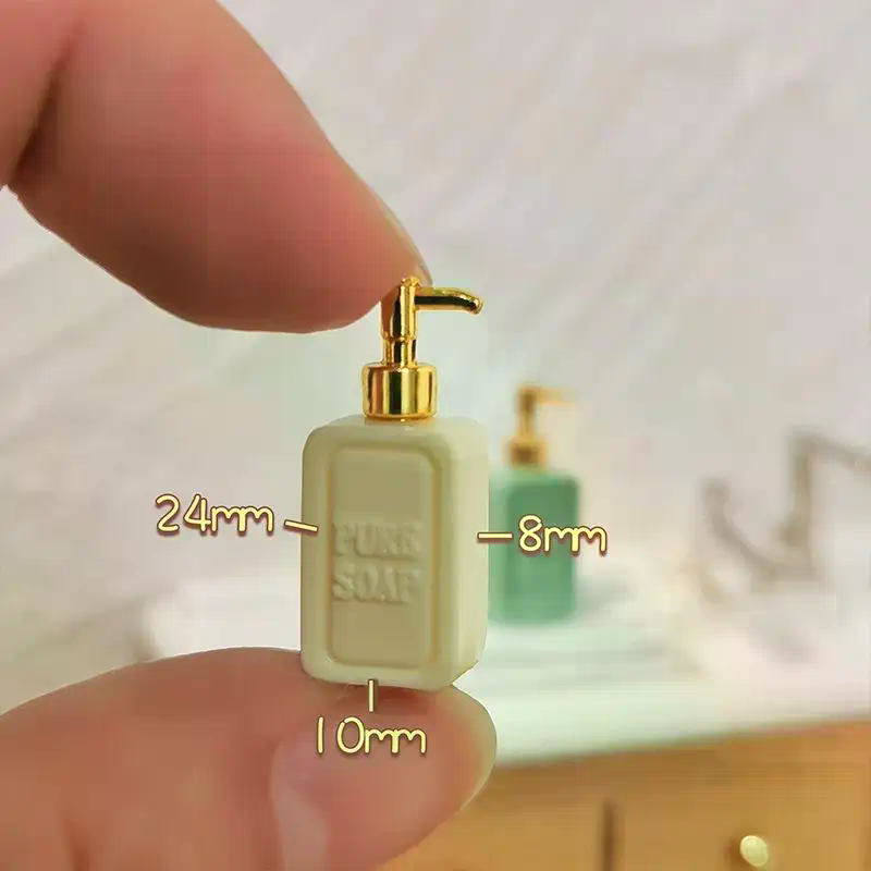 4-teiliges Miniatur-Seifenspen – Resin Art Bottle Bewertung und Preis