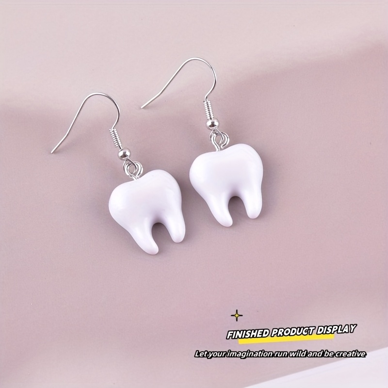 10 Stück lustige Zahn-Harz-Anh – Resin Art Pendant Bewertung und Preis