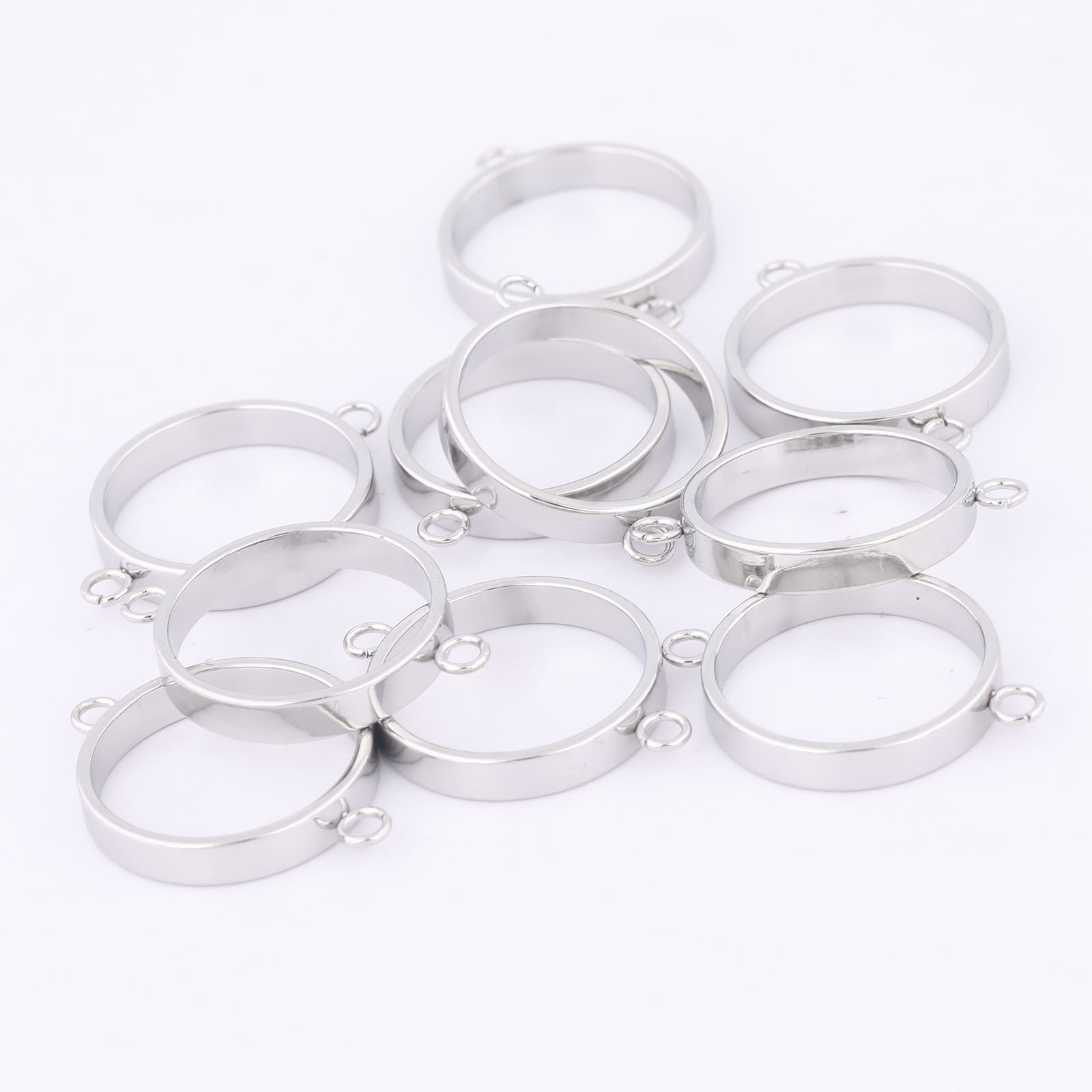 10 Stück Edelstahl 14 mm offen – Resin Art Pendant Bewertung und Preis