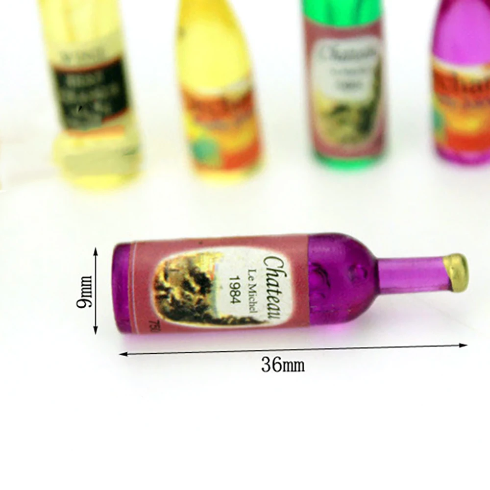 6 Stücke 1/12 Puppenhaus Minia – Resin Art Bottle Bewertung und Preis