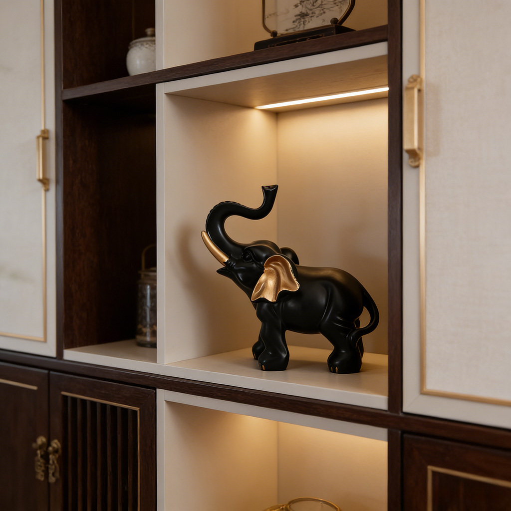 1 Stück schwarze und goldene G – Resin Art Table Top Bewertung und Preis