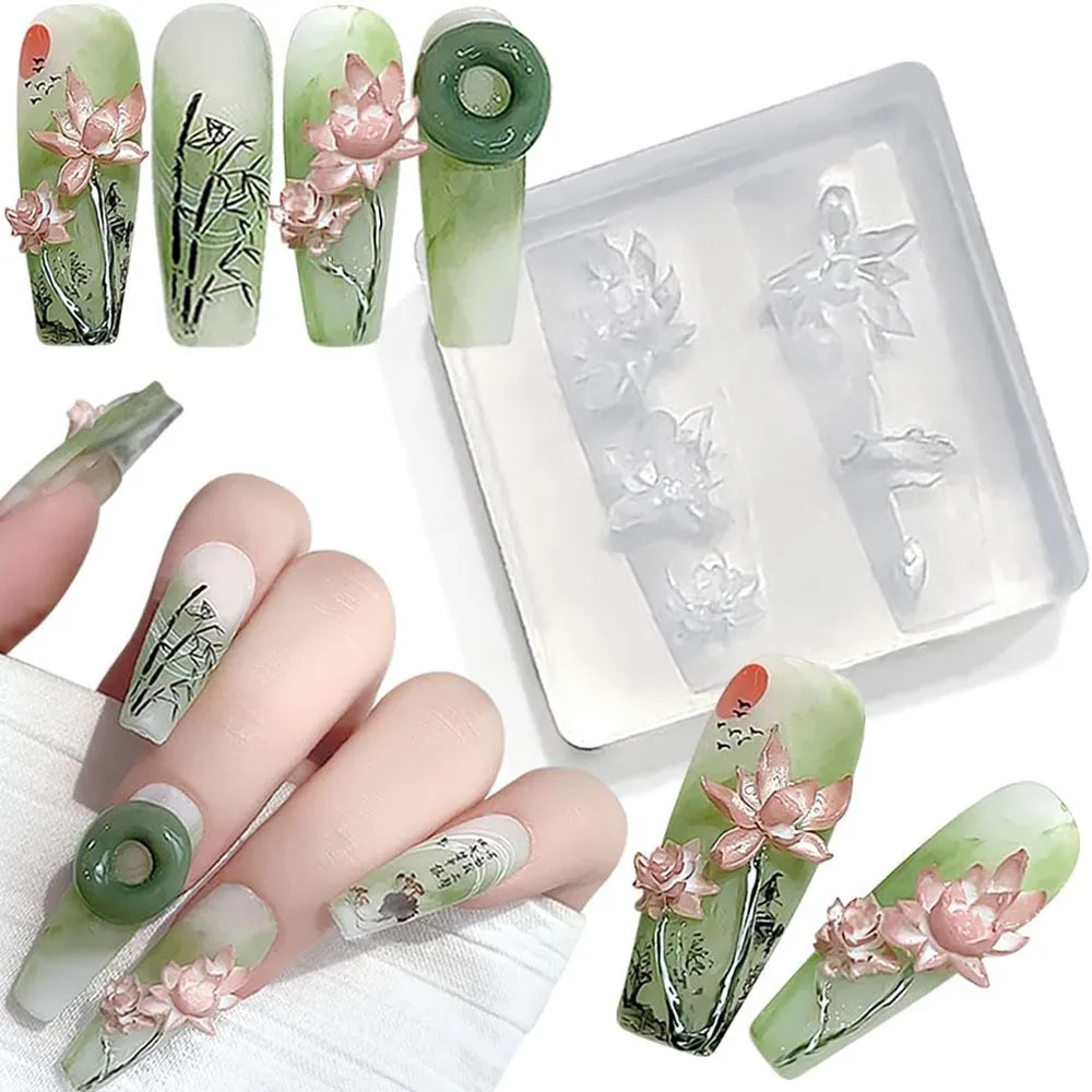 3D Dornen Nagel Design Silikon – Resin Art Templates Free Bewertung und Preis