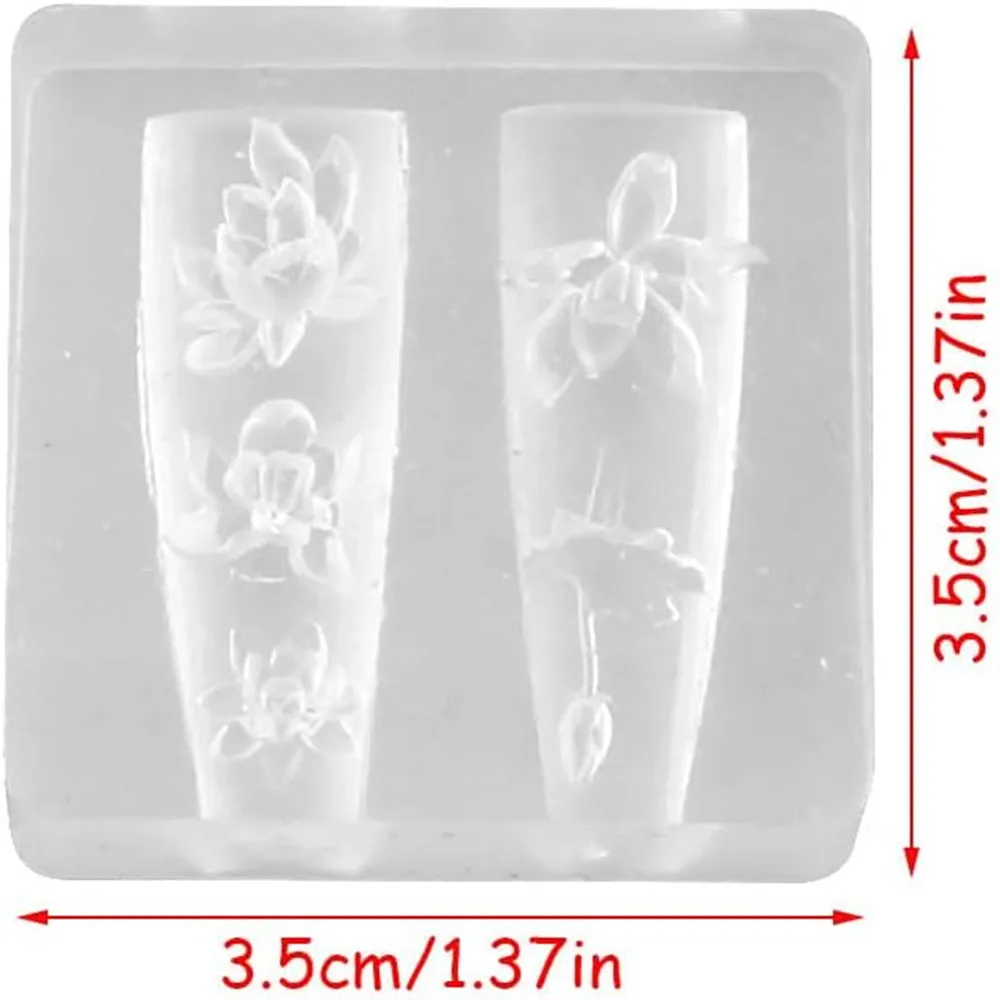 3D Dornen Nagel Design Silikon – Resin Art Templates Free Bewertung und Preis