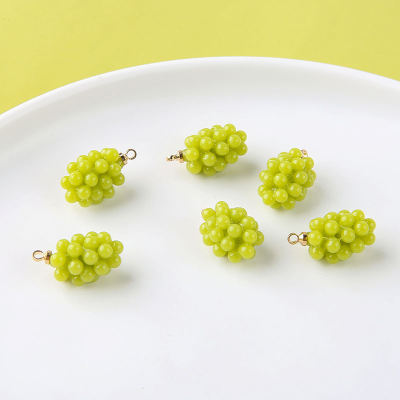 6 Stück Niedliche Kleine Traub – Resin Art Pendant Bewertung und Preis