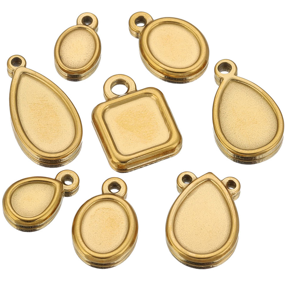 5 Stück Edelstahl-Anhängerrohl – Resin Art Pendant Bewertung und Preis