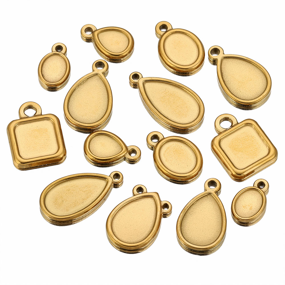 5 Stück Edelstahl-Anhängerrohl – Resin Art Pendant Bewertung und Preis