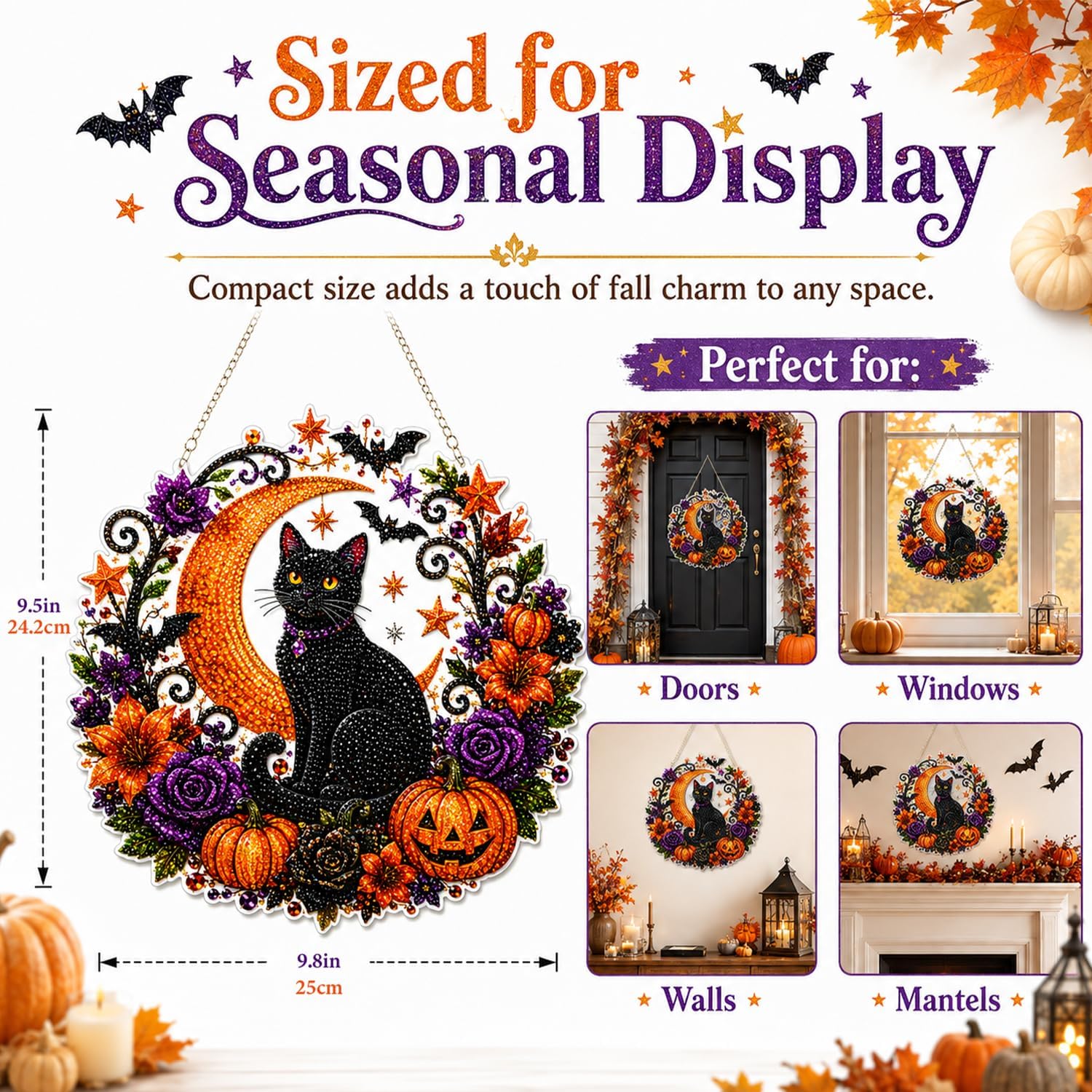 Halloween-Kürbisse Diamant-Mal – Resin Art Of Flowers Bewertung und Preis