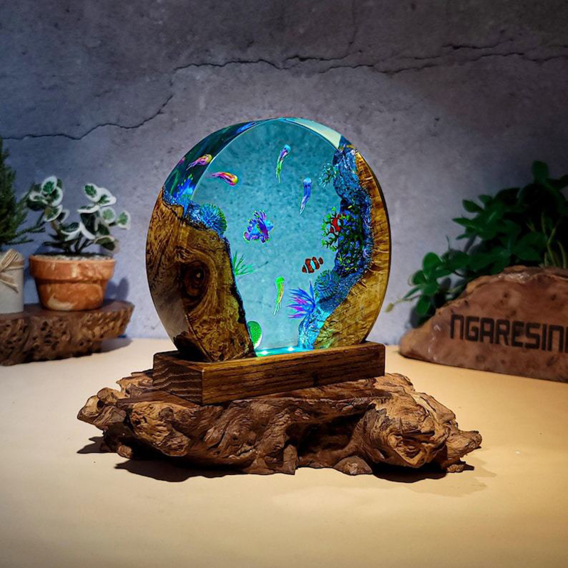 Ozean-Aquarium Organismen Harz – Resin Art Table Bewertung und Preis