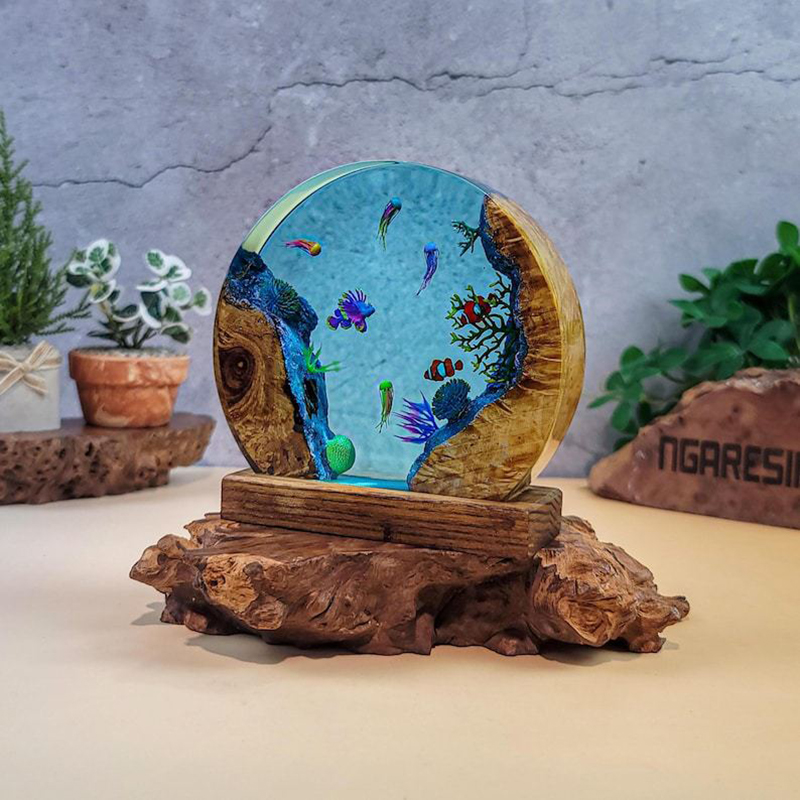 Ozean-Aquarium Organismen Harz – Resin Art Table Bewertung und Preis