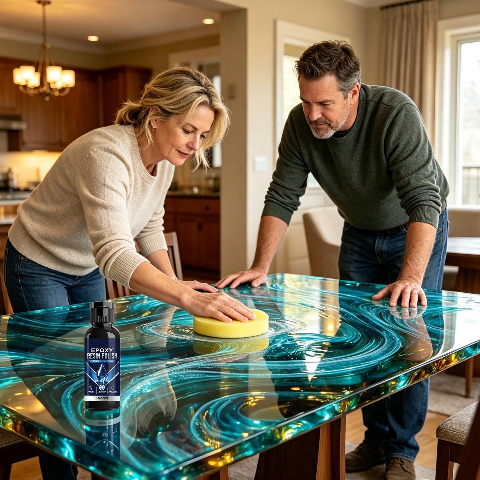 Epoxidharz-Restaurierungsflüss – Resin Art Table Top Bewertung und Preis