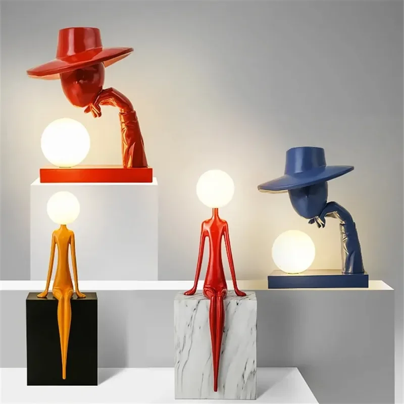 Kreative humanoide Kunst Skulp – Resin Art Floor Bewertung und Preis