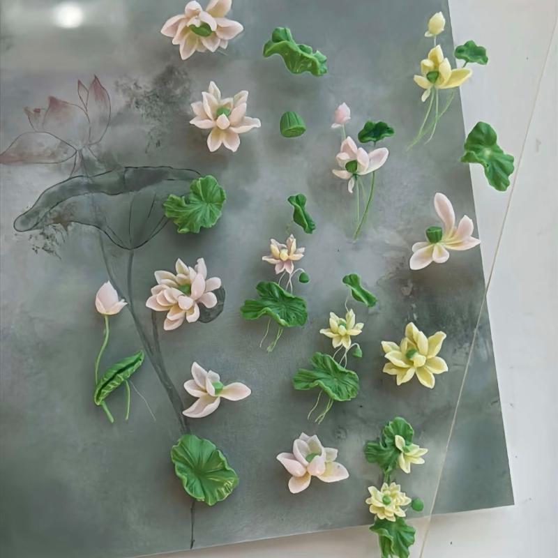 Blumen Serie 3D gebogene Nagel – Resin Art Templates Free Bewertung und Preis