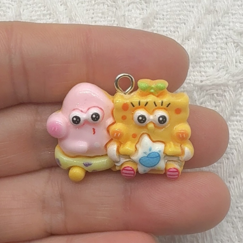 10 Stück Cartoon-Harzanhänger, – Resin Art Pendant Bewertung und Preis