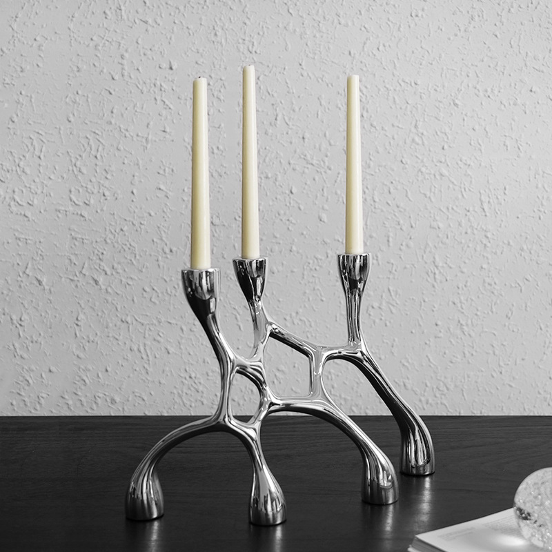 Silberne unregelmäßige Kunstke – Resin Art Aesthetic Bewertung und Preis