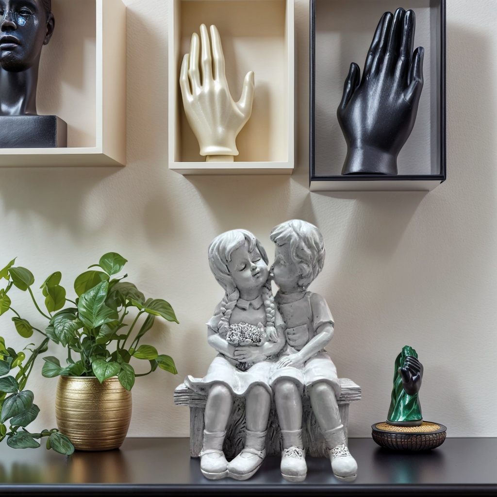 Niedliche kleine Jungen- und M – Resin Art Aesthetic Bewertung und Preis