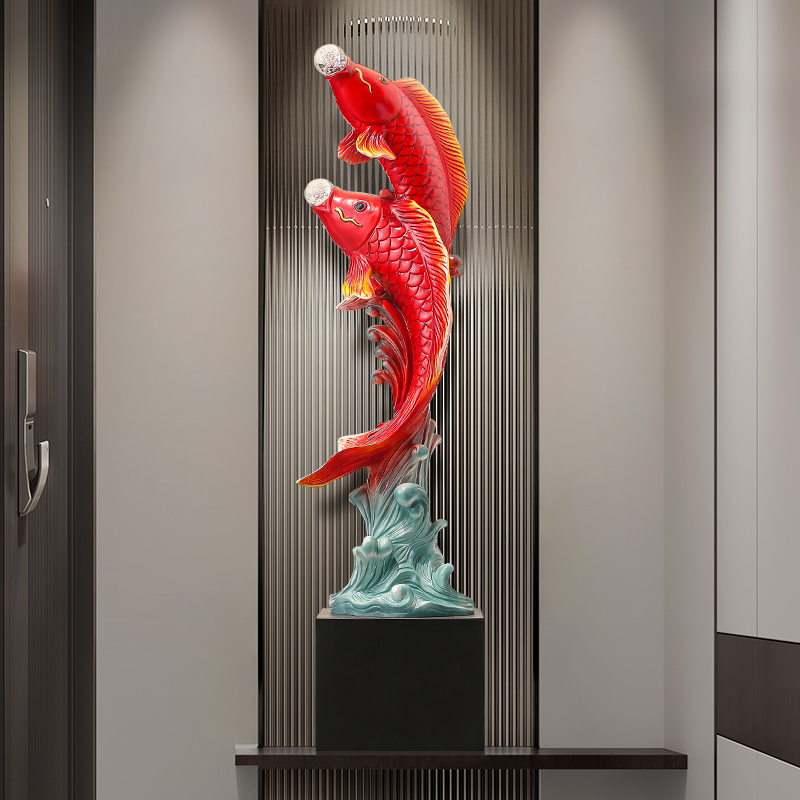 Fischskulptur mit fünf Geschma – Resin Art Floor Bewertung und Preis