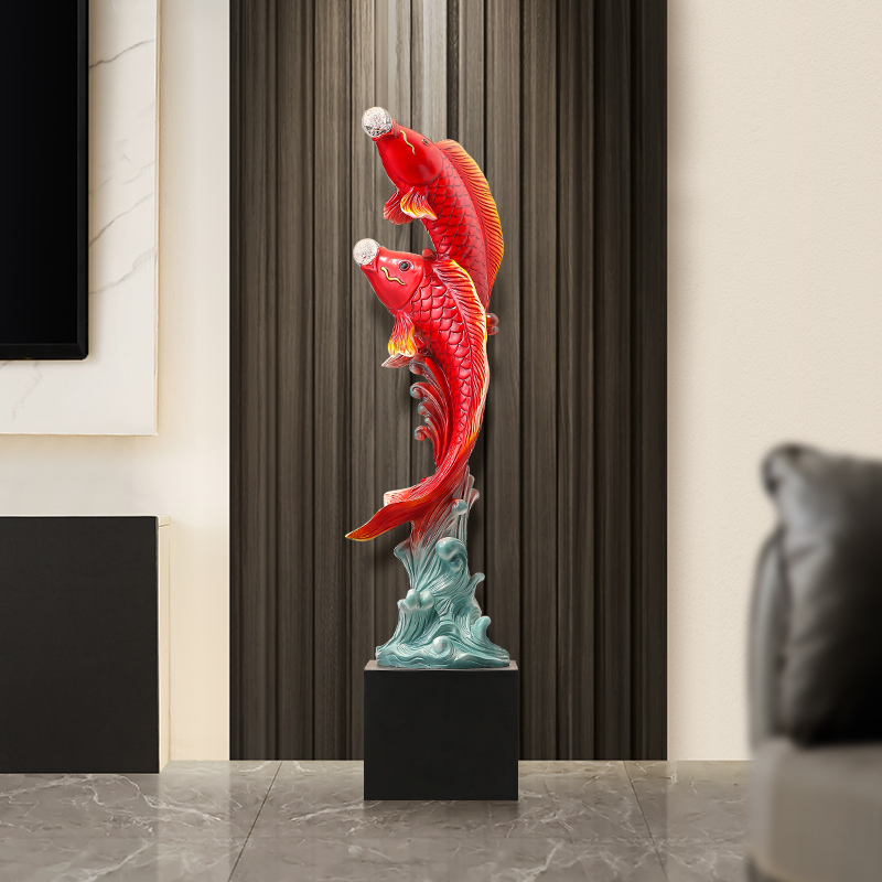 Fischskulptur mit fünf Geschma – Resin Art Floor Bewertung und Preis