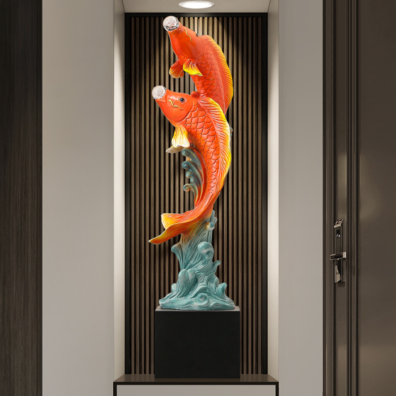 Fischskulptur mit fünf Geschma – Resin Art Floor Bewertung und Preis